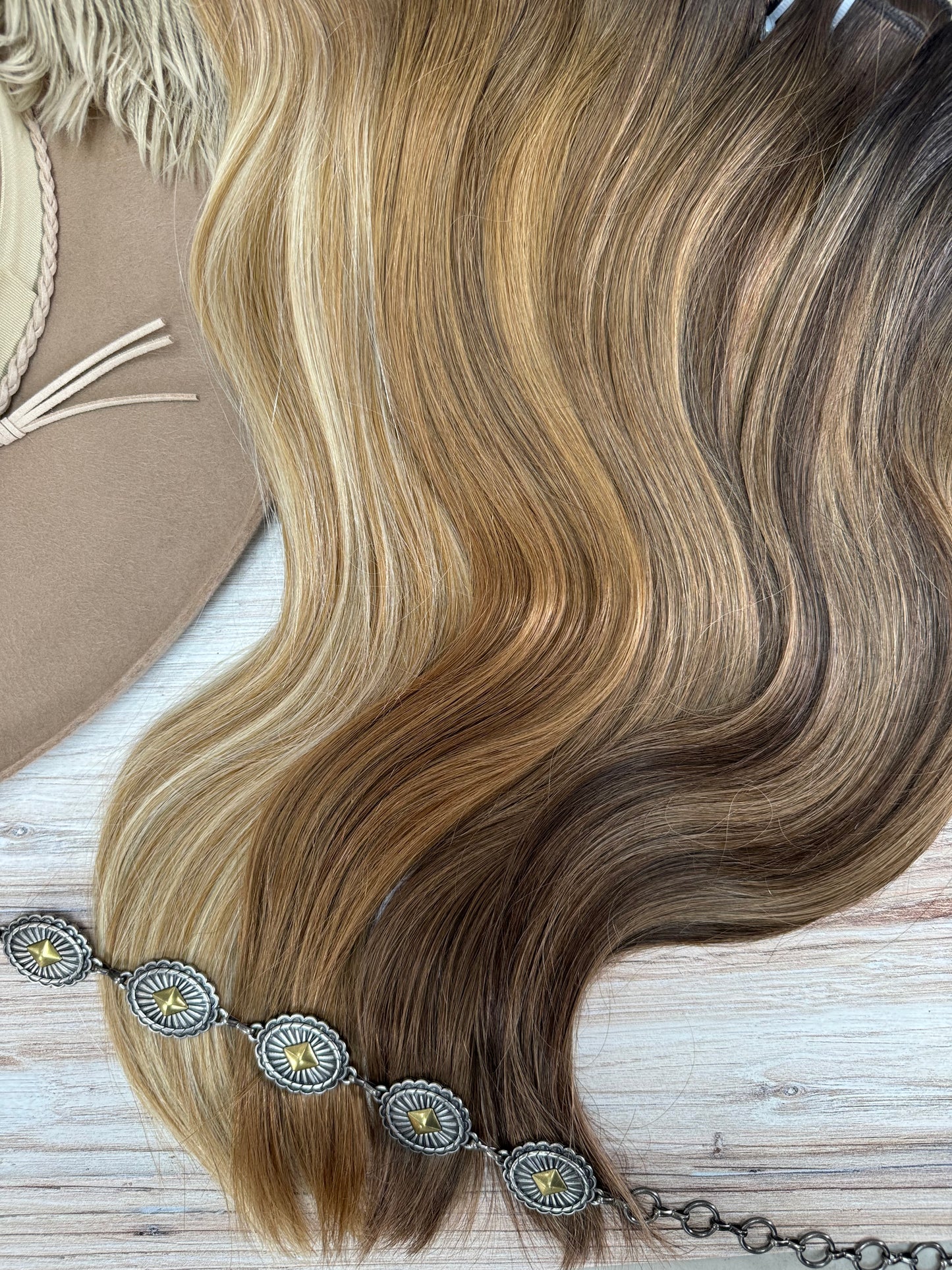 26" Volume Weft Luxury Buckle Bunny Hair Extensions
